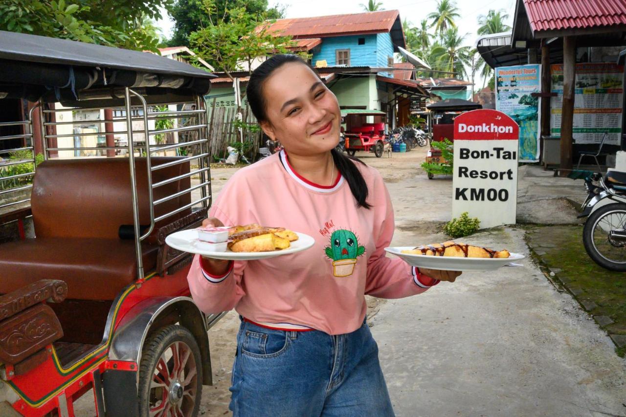 Bontai Resort, Don Khon Ban Khon Exteriör bild